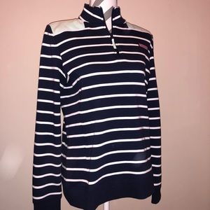 Navy Striped Vineyard Vines Pullover
